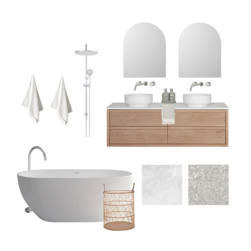 Minimal Bathroom Mood Board by Eastside Studios on Style Sourcebook