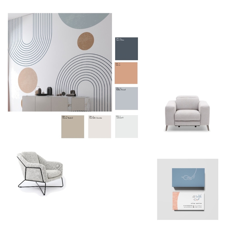 PSCOLOGIGIST community CLINIC Mood Board by SHIRA DAYAN STUDIO on Style Sourcebook