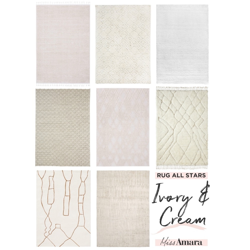 Miss Amara All Stars: Ivory & Cream Mood Board by Miss Amara on Style Sourcebook