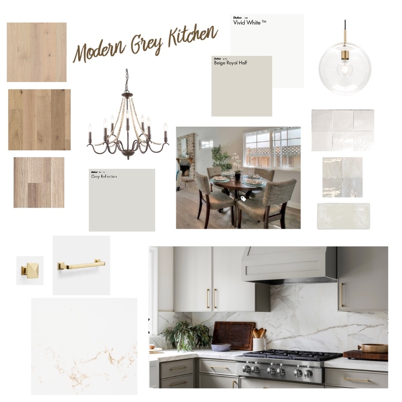 Modern Grey Kitchen Mood Board by Tanya Hunt on Style Sourcebook