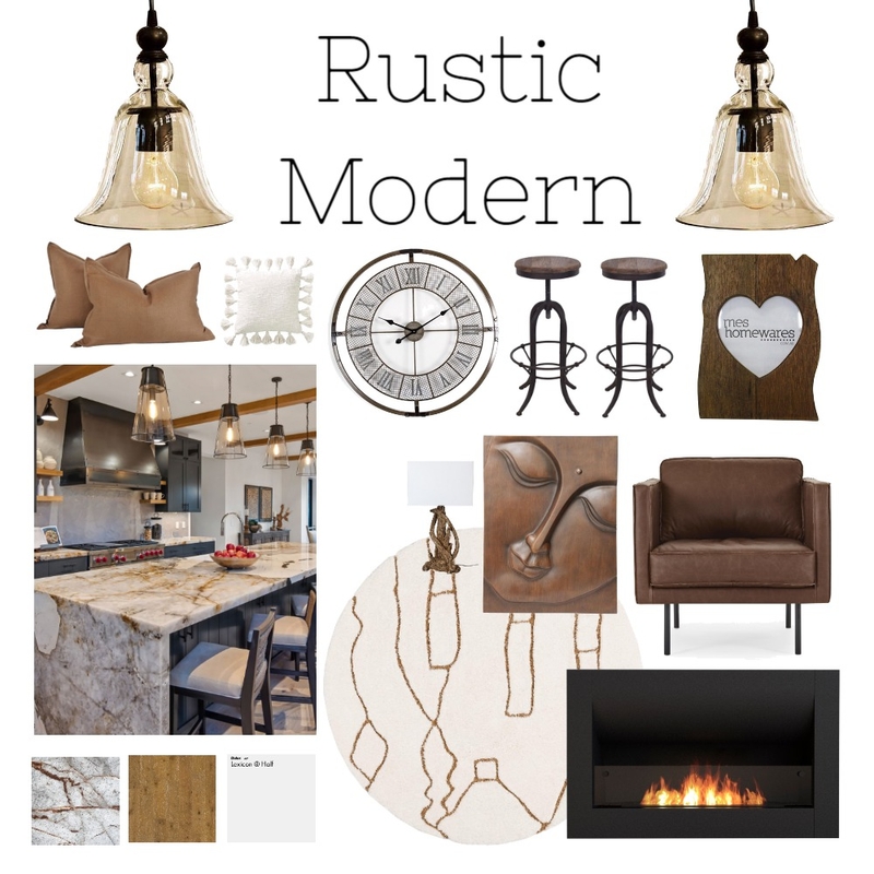 Rustic Modern Mood Board by Tracey Bryans on Style Sourcebook