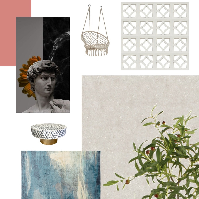 לוח השראה פנטאוס Mood Board by ifat zion pour on Style Sourcebook