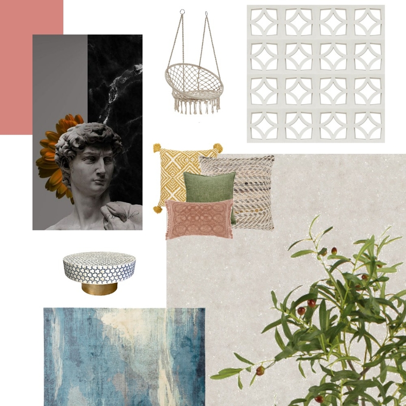 לוח השראה פנטאוס Mood Board by ifat zion pour on Style Sourcebook