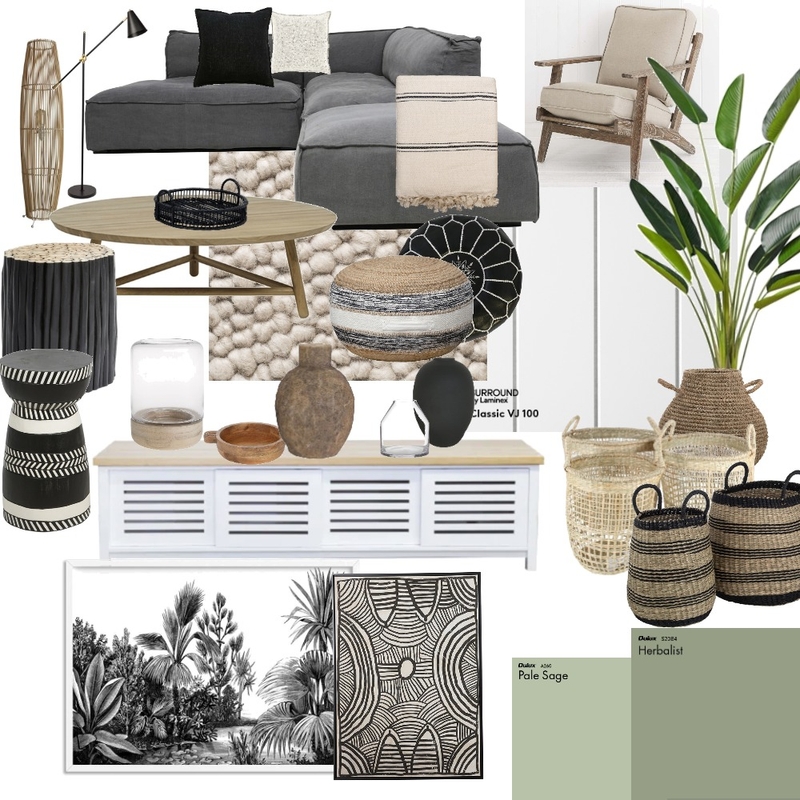 Moody Coastal Living Mood Board by jademmaa on Style Sourcebook