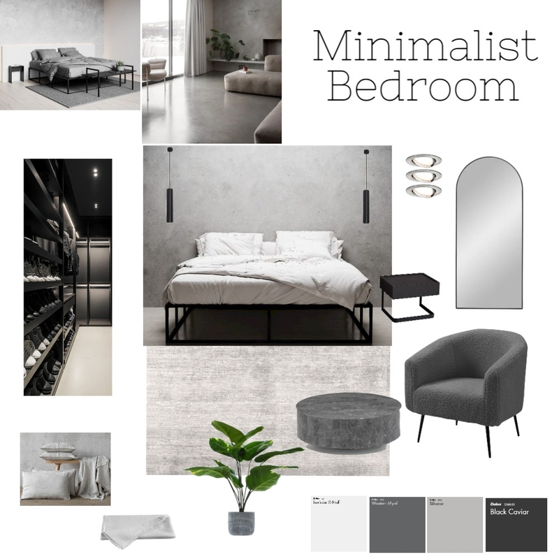 Minimalist Dedroom Mood Board by Pryscyla on Style Sourcebook