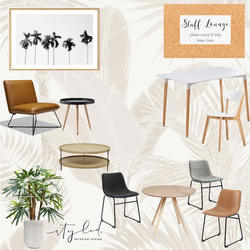 KMT Staffroom Mood Board by Styled Interior Design on Style Sourcebook