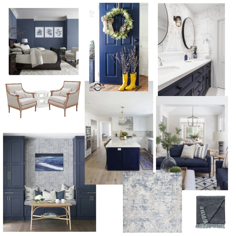 Navy Blue Color Scheme 1 Mood Board by KristinH on Style Sourcebook