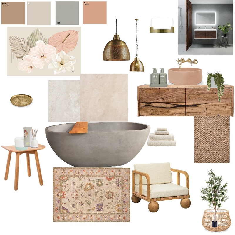 bathrom- wabi Mood Board by MOSS on Style Sourcebook