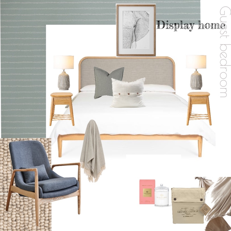 Display house guest bedroom Mood Board by Lea Szwaja designs on Style Sourcebook