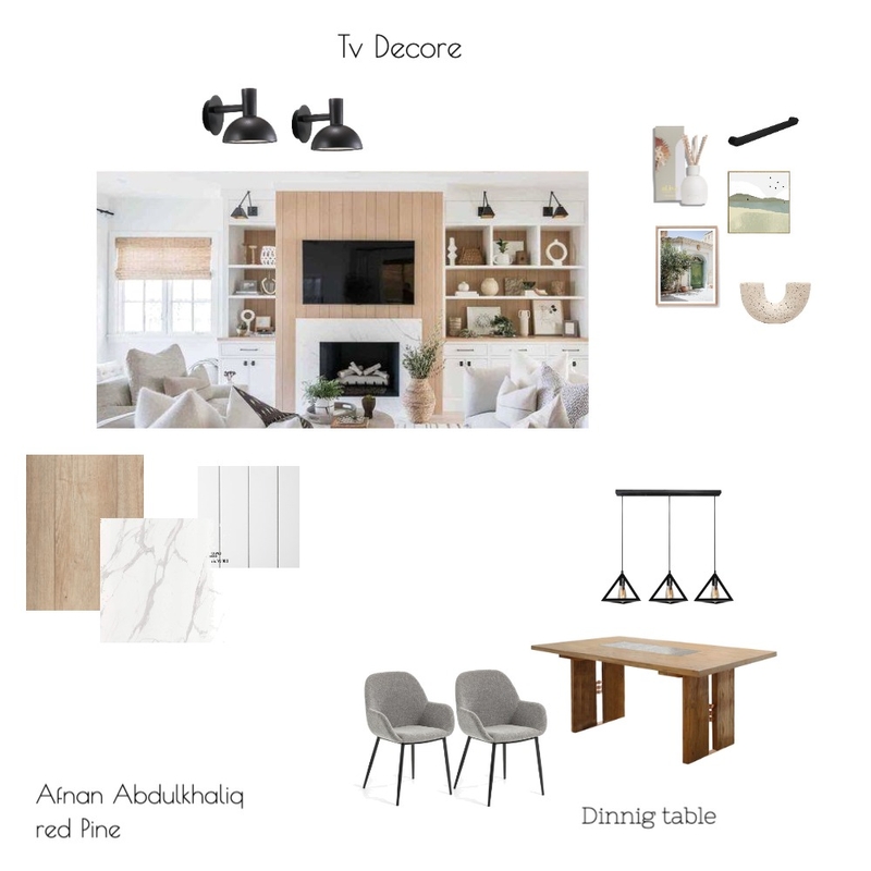 tv decore - to abrar Mood Board by Afnan_gh1 on Style Sourcebook