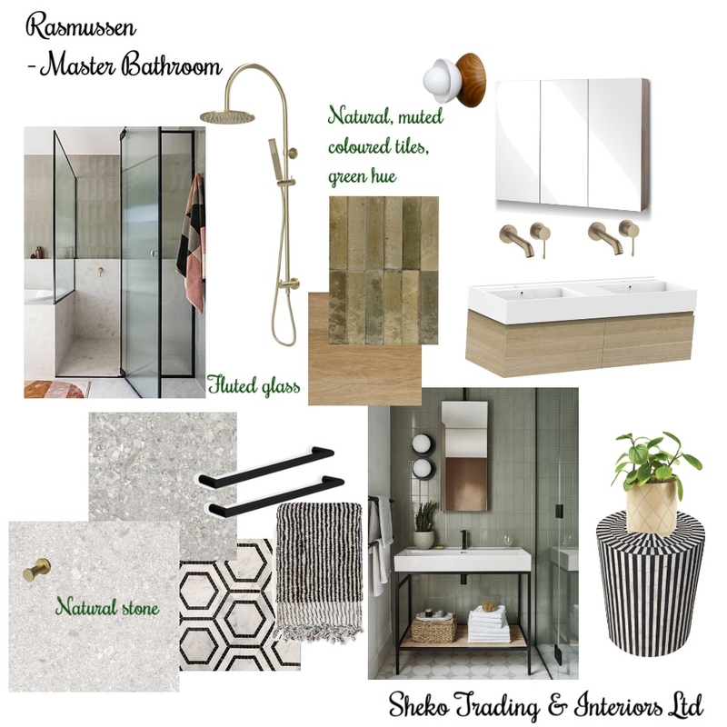 Master Bathroom Mood Board by caroline@shekotrading.com on Style Sourcebook