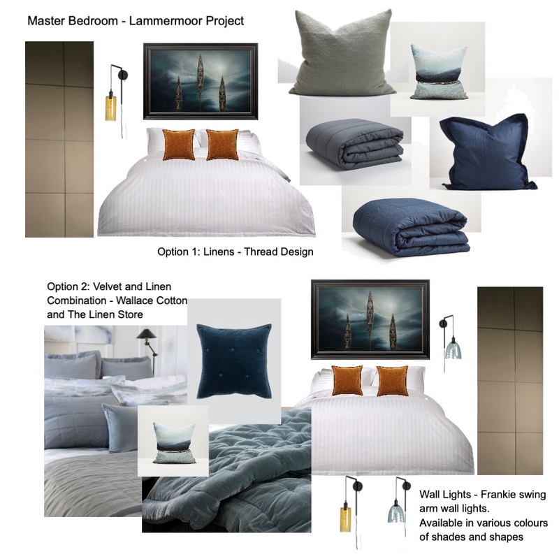 Master Bedroom Bedding Options Mood Board by Helen Sheppard on Style Sourcebook