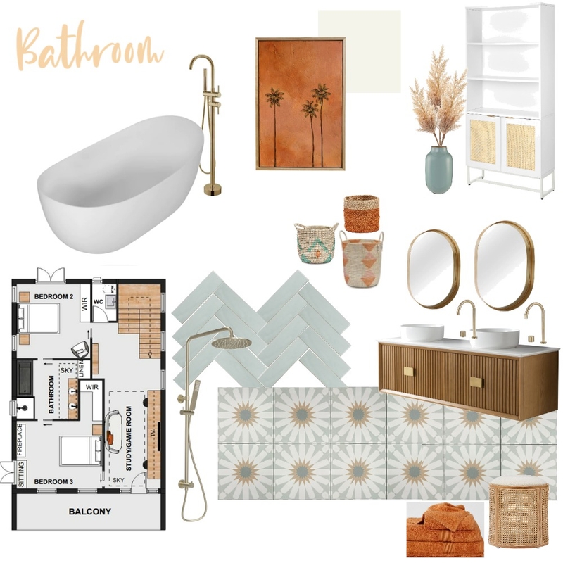 Bathroom Mood Board by Camillev on Style Sourcebook