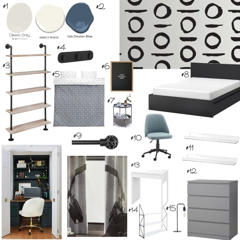 Kayden bdrm Mood Board by RoseTheory on Style Sourcebook