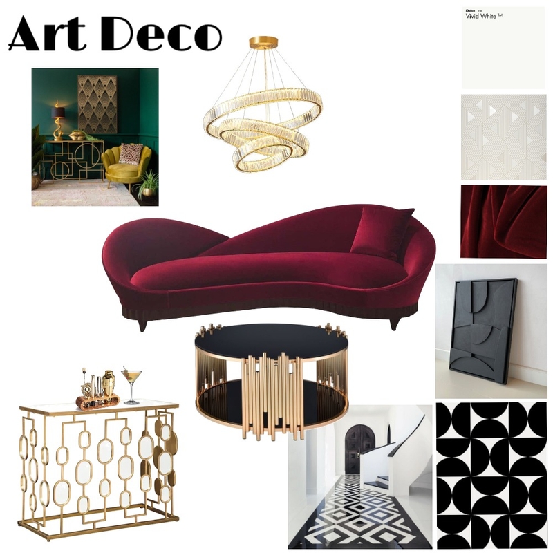 Art Deco Mood Board by temi on Style Sourcebook