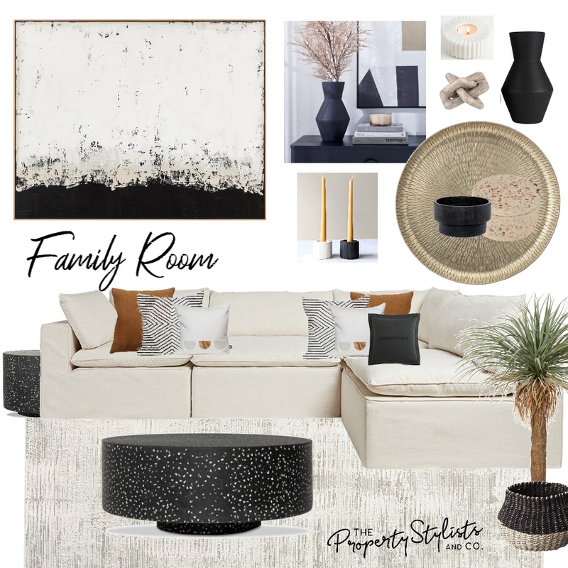 Winona Road Family Room Mood Board by The Property Stylists & Co on Style Sourcebook