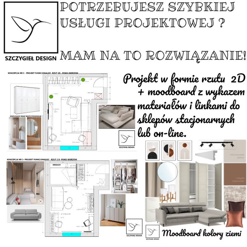 moodboard oferta sprzedaży Mood Board by SzczygielDesign on Style Sourcebook