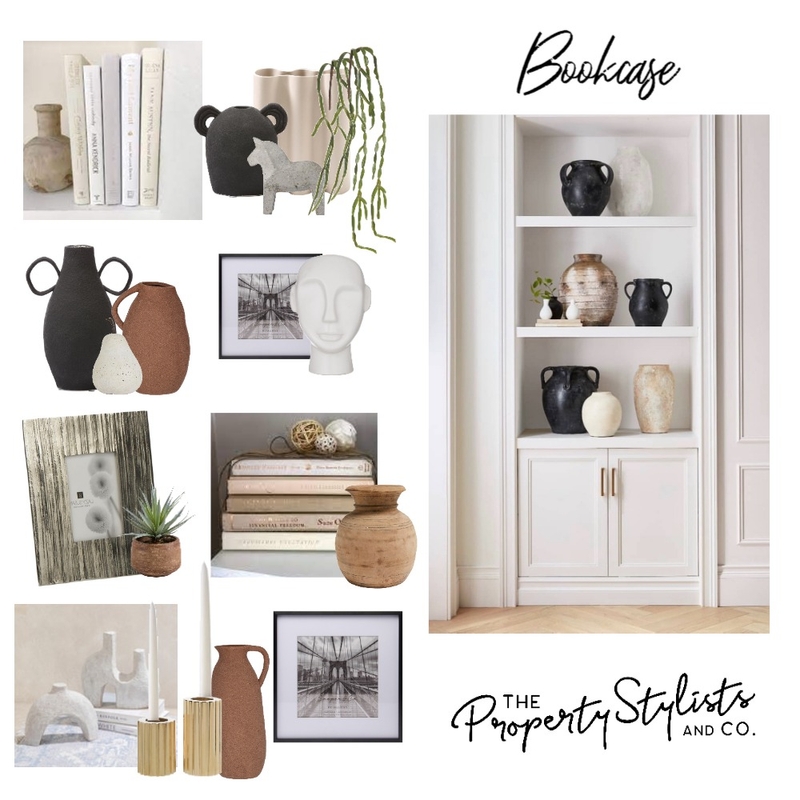 Winona Bookcase Mood Board by The Property Stylists & Co on Style Sourcebook