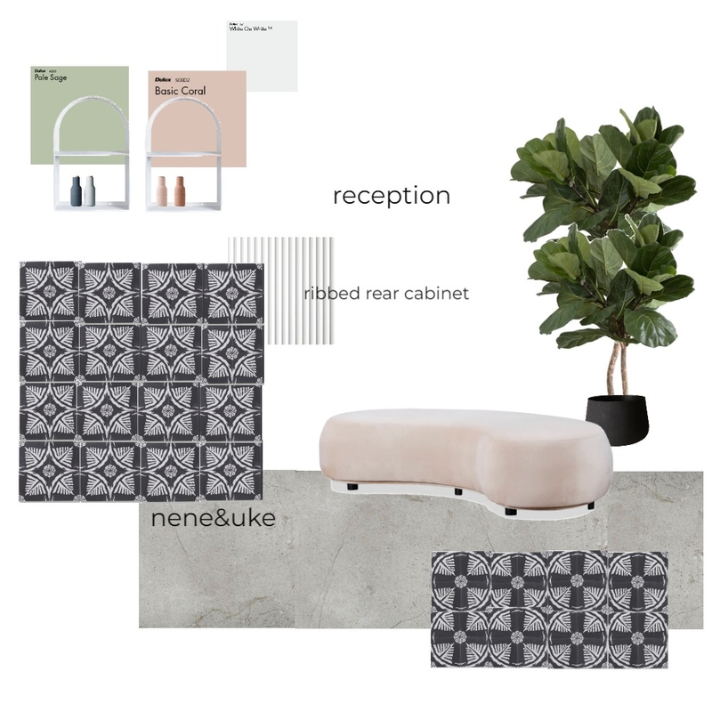 Black concrete /curve Reception Mood Board by nene&uke on Style Sourcebook