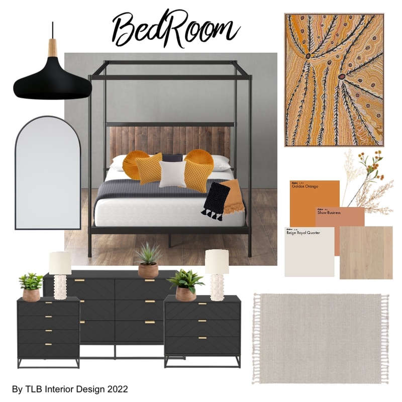 Spring Bedroom Mood Board by TLB Interior Design on Style Sourcebook