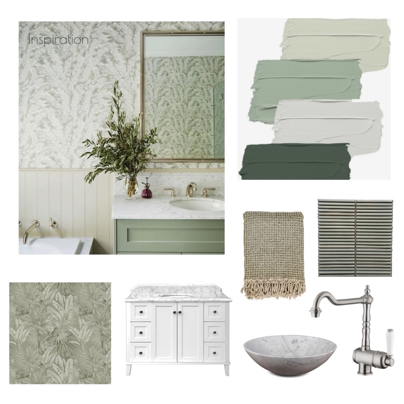 Sage Country Bathroom moodboard inspo v2 Mood Board by Clare.p on Style Sourcebook