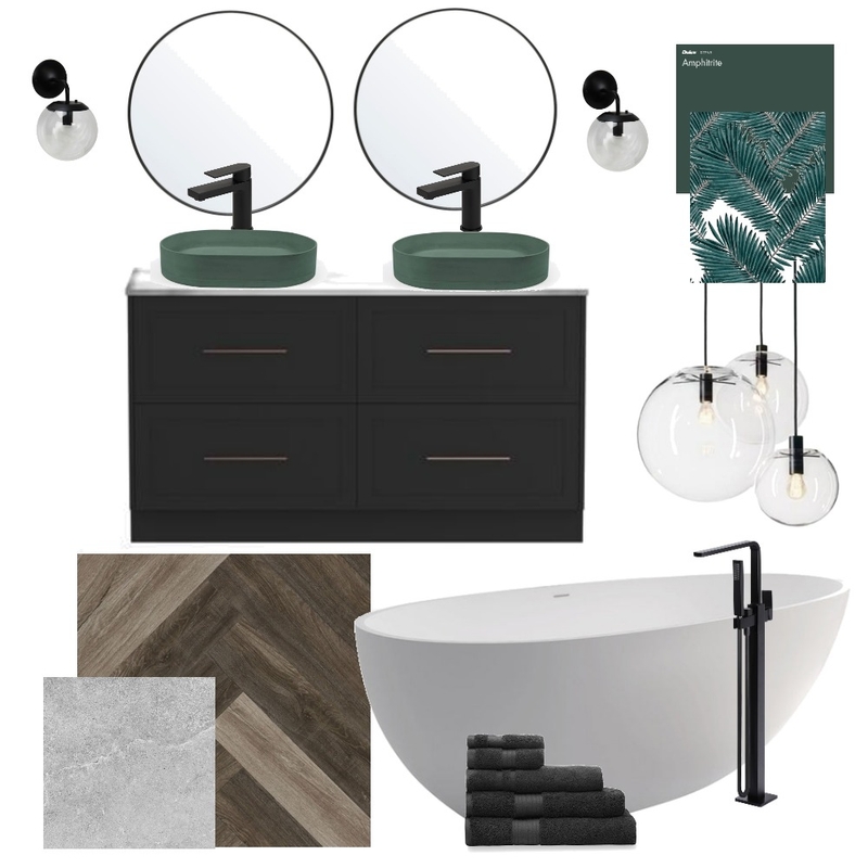 Green Bathroom Mood Board by Jayden Nel on Style Sourcebook