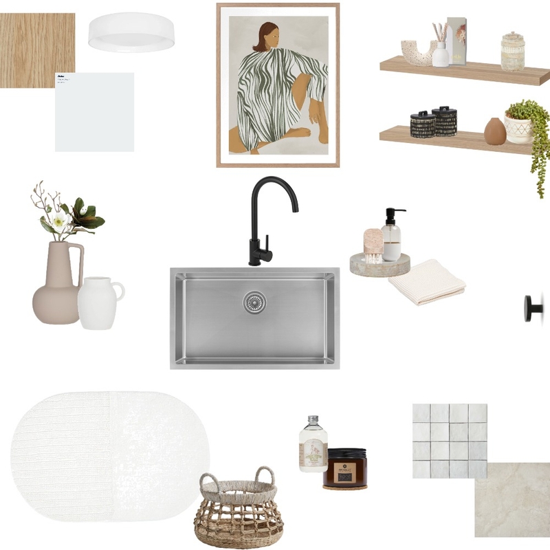 Thanh's Laundry Sample Board Mood Board by AJ Lawson Designs on Style Sourcebook