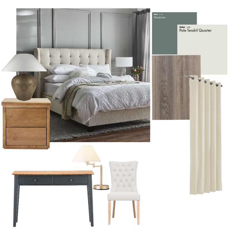 cozy green bedroom Mood Board by oliwoj on Style Sourcebook