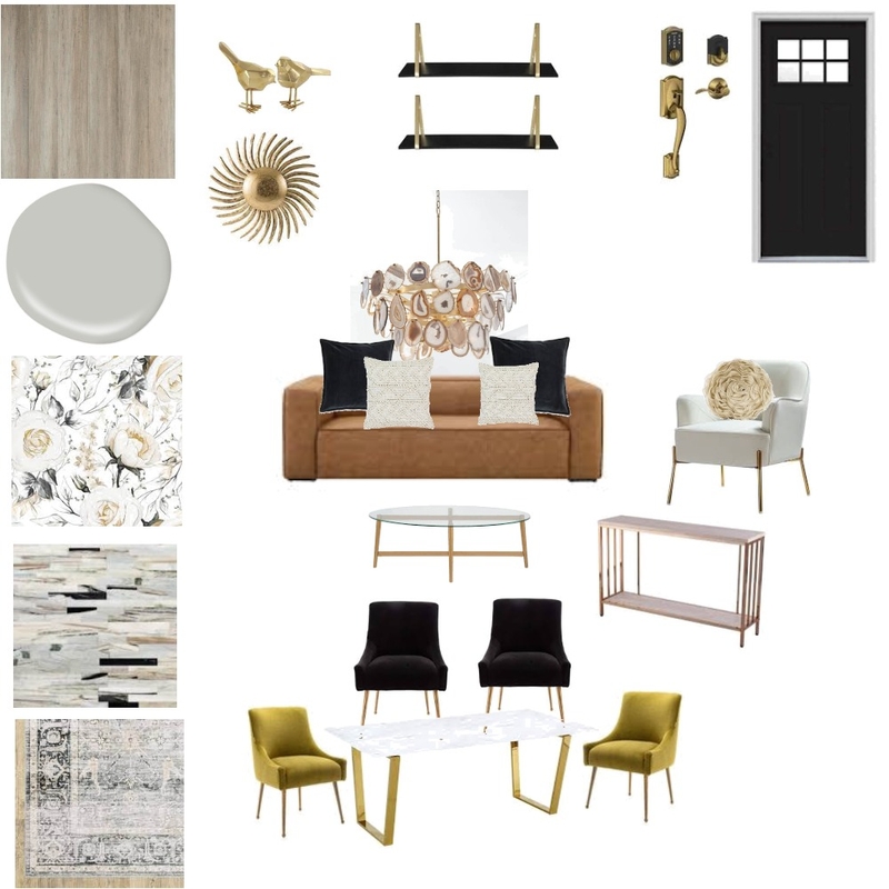 Iesha's updated living room/ Dining Room Mood Board by BriannaStarr on Style Sourcebook