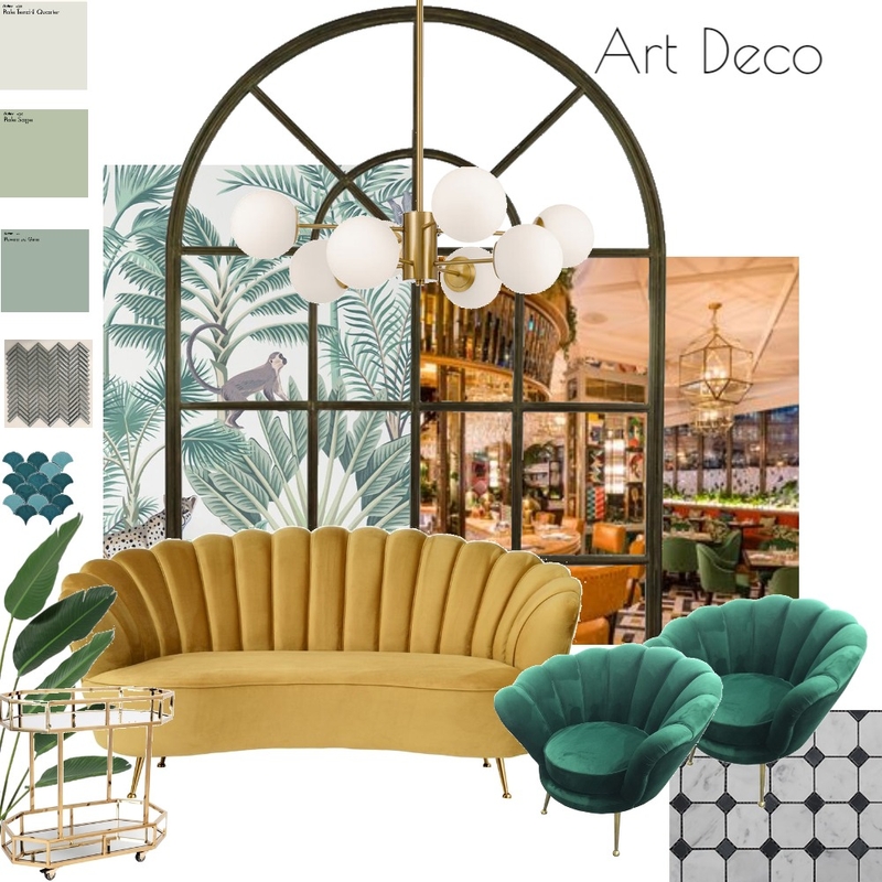 Art Deco Mood Board by Pacific Quarter on Style Sourcebook