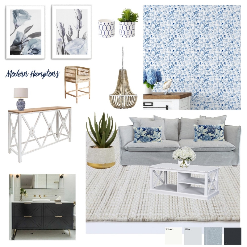 Modern hamptons Mood Board by MJ&Co. on Style Sourcebook