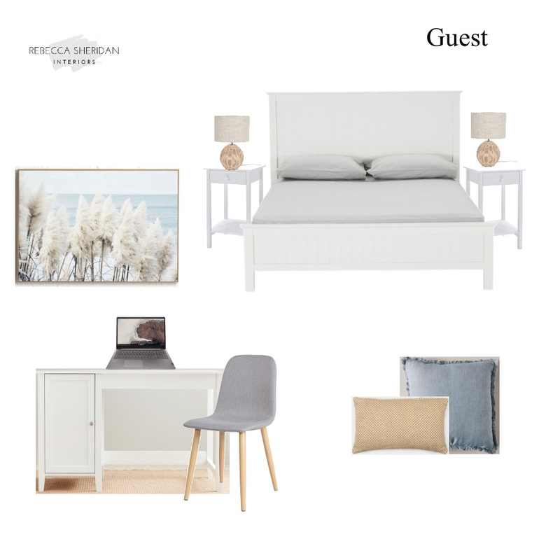 Guest Room Mood Board by Sheridan Interiors on Style Sourcebook