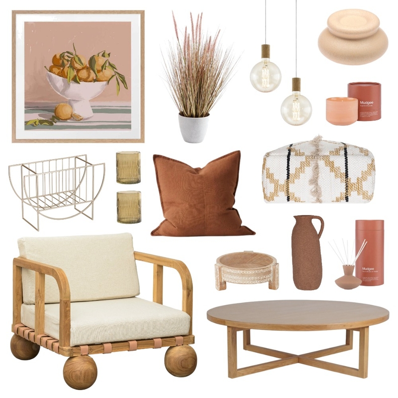 Neutral Living Room 🌵 Mood Board by Lighting Illusions on Style Sourcebook