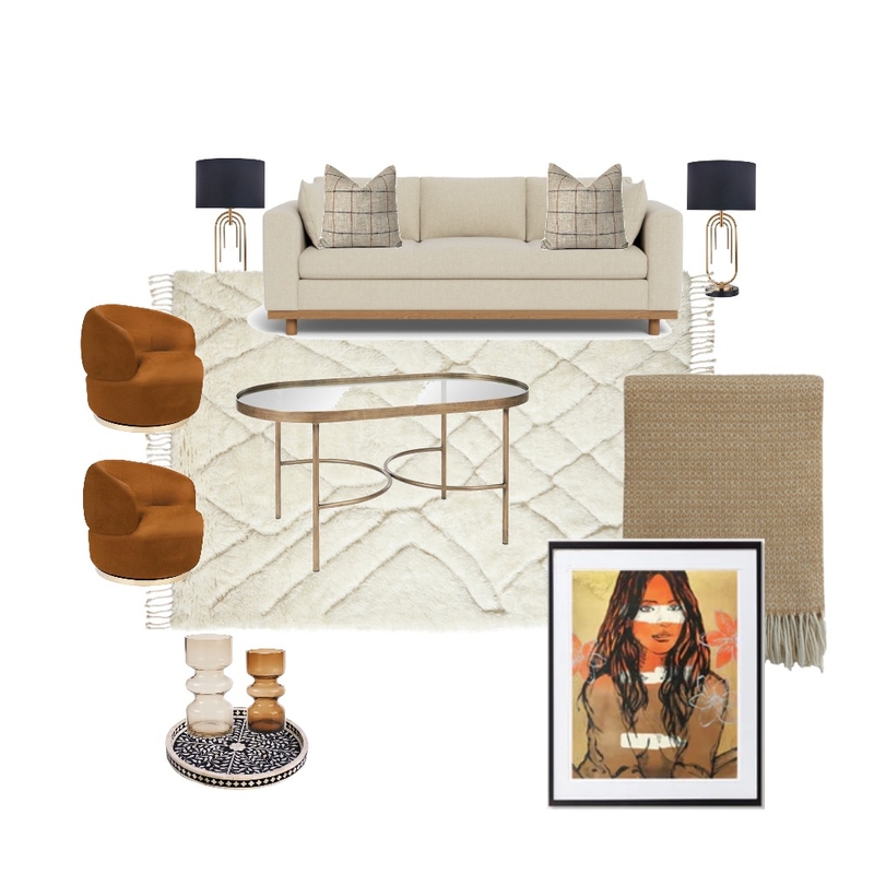 Imperial Ave lounge room Mood Board by ONE CREATIVE on Style Sourcebook