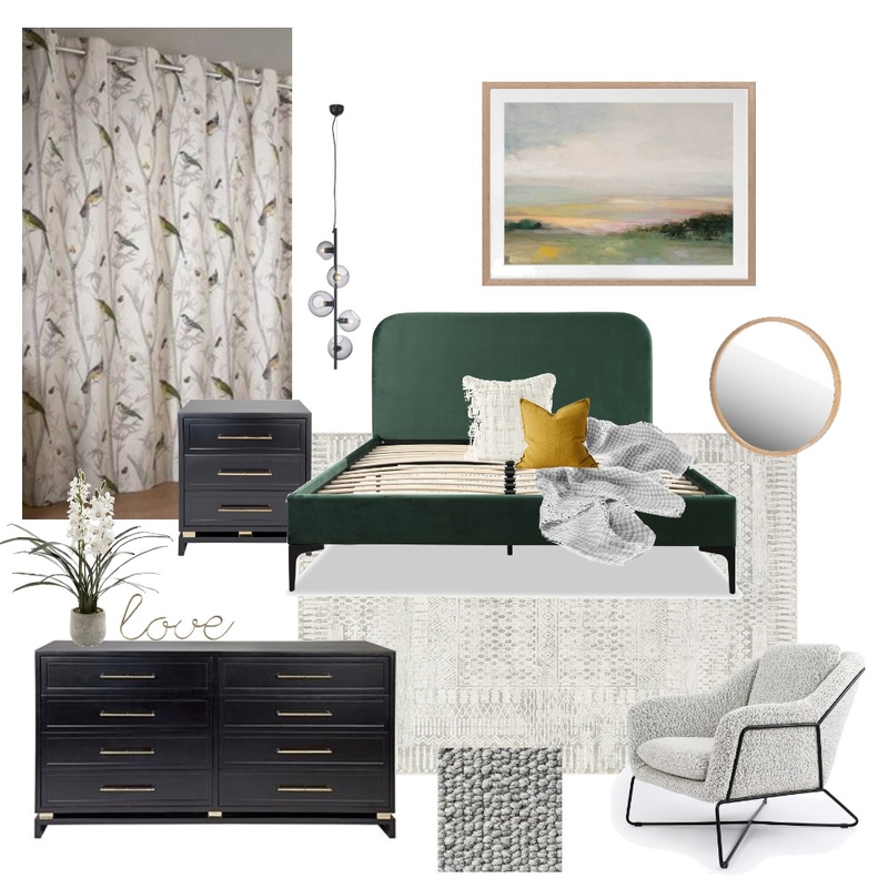 Master Bedroom Sample Board Mood Board by SB Interior Design on Style Sourcebook