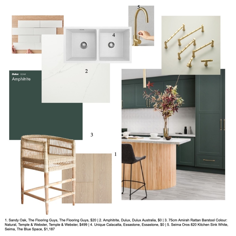 Tasman Kitchen Mood Board by Sally davies interiors on Style Sourcebook