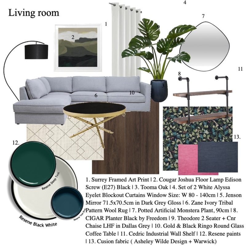 module 9 part 1 Mood Board by Interiors by Sydney on Style Sourcebook