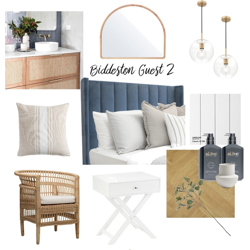 Biddeston Guest Master 2 Mood Board by Element Interiors Co. on Style Sourcebook