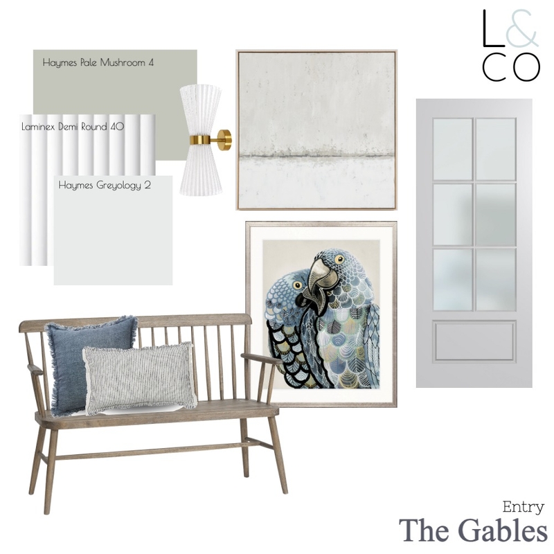 Bevnol Homes 'The Gables' Entry Mood Board by Linden & Co Interiors on Style Sourcebook