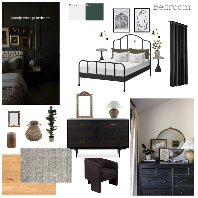 Eclectic Bedroom Mood Board by Miranda Nacarelli on Style Sourcebook