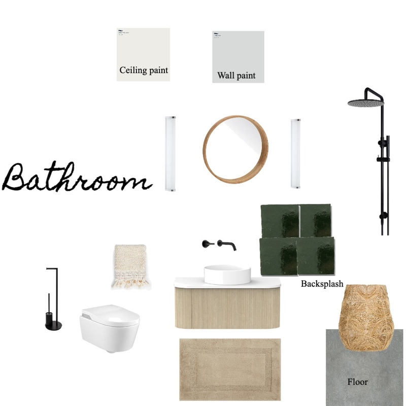 Assignment 9 Bathroom Final Mood Board by Delphin on Style Sourcebook