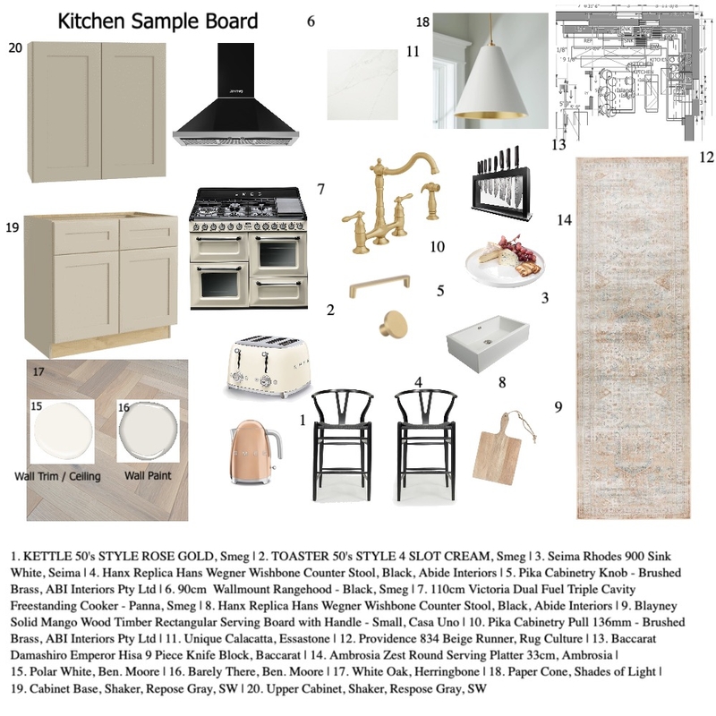 kitchen sample board draft Mood Board by sydneyb30 on Style Sourcebook