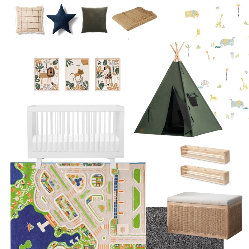 Kids Nursery Mood Board by Monica Bean Interiors on Style Sourcebook