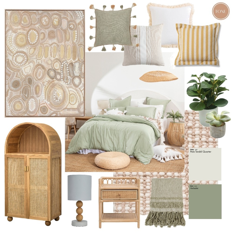 Spring Bedroom Moodboard Mood Board by Tone.Interiors on Style Sourcebook