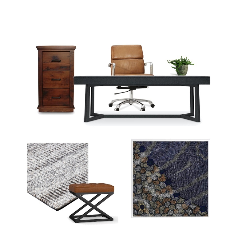 SE Home Office Mood Board by Boutique Yellow Interior Decoration & Design on Style Sourcebook