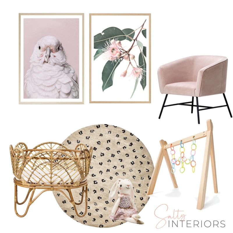 Girls nursery Mood Board by Salty Interiors Co on Style Sourcebook