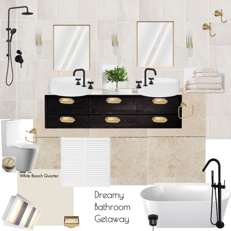 bathroom Mood Board by bekbatham on Style Sourcebook