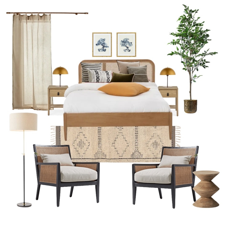 bedroom mood Mood Board by Cinnamon Space Designs on Style Sourcebook