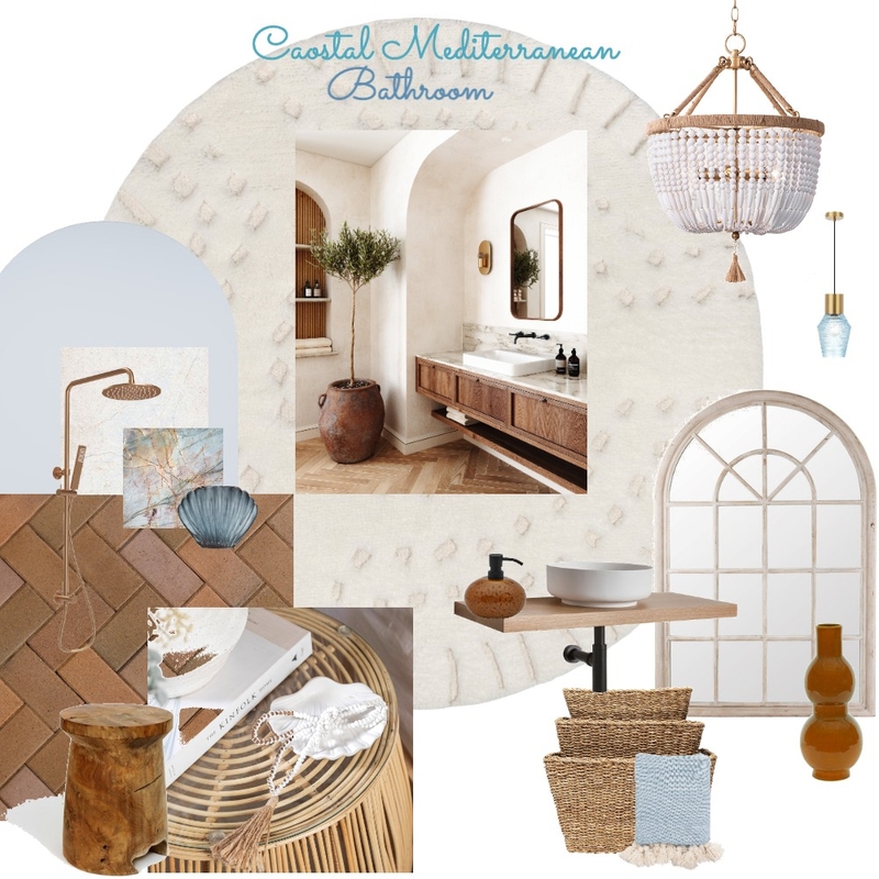 Mediterranean Bathroom Mood Board by KMDiDio12 on Style Sourcebook