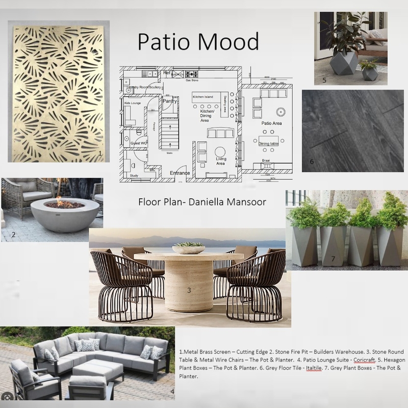 Patio Mood Mood Board by DMansoor on Style Sourcebook